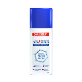 Abzorb Anti Fungal Dusting Powder | Absorbs Excess Sweat | Controls Itching | Derma Care | Manages Fungal Infections Dusting Powder